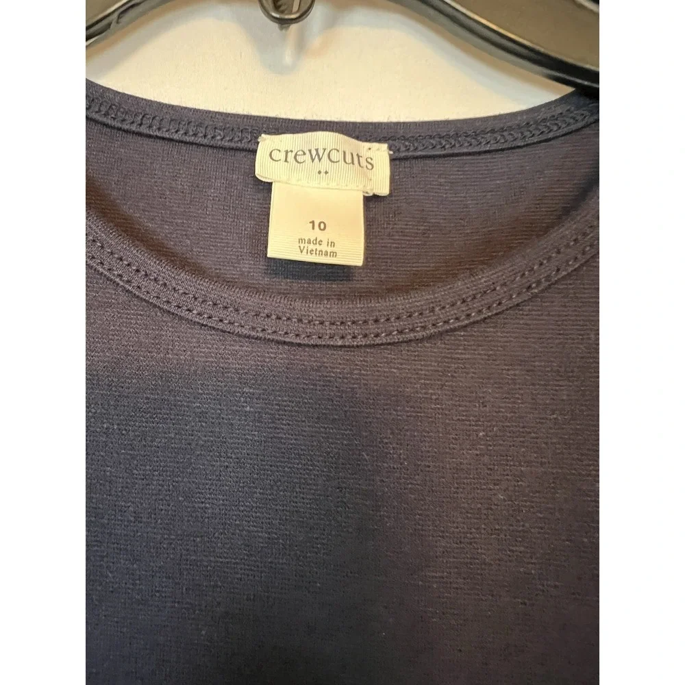 J.Crew Crewcuts Girls Sleeveless Ponte Uniform Dress Navy Size 10